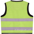 100% polyester reflecterend veiligheidsvest voor kinderen